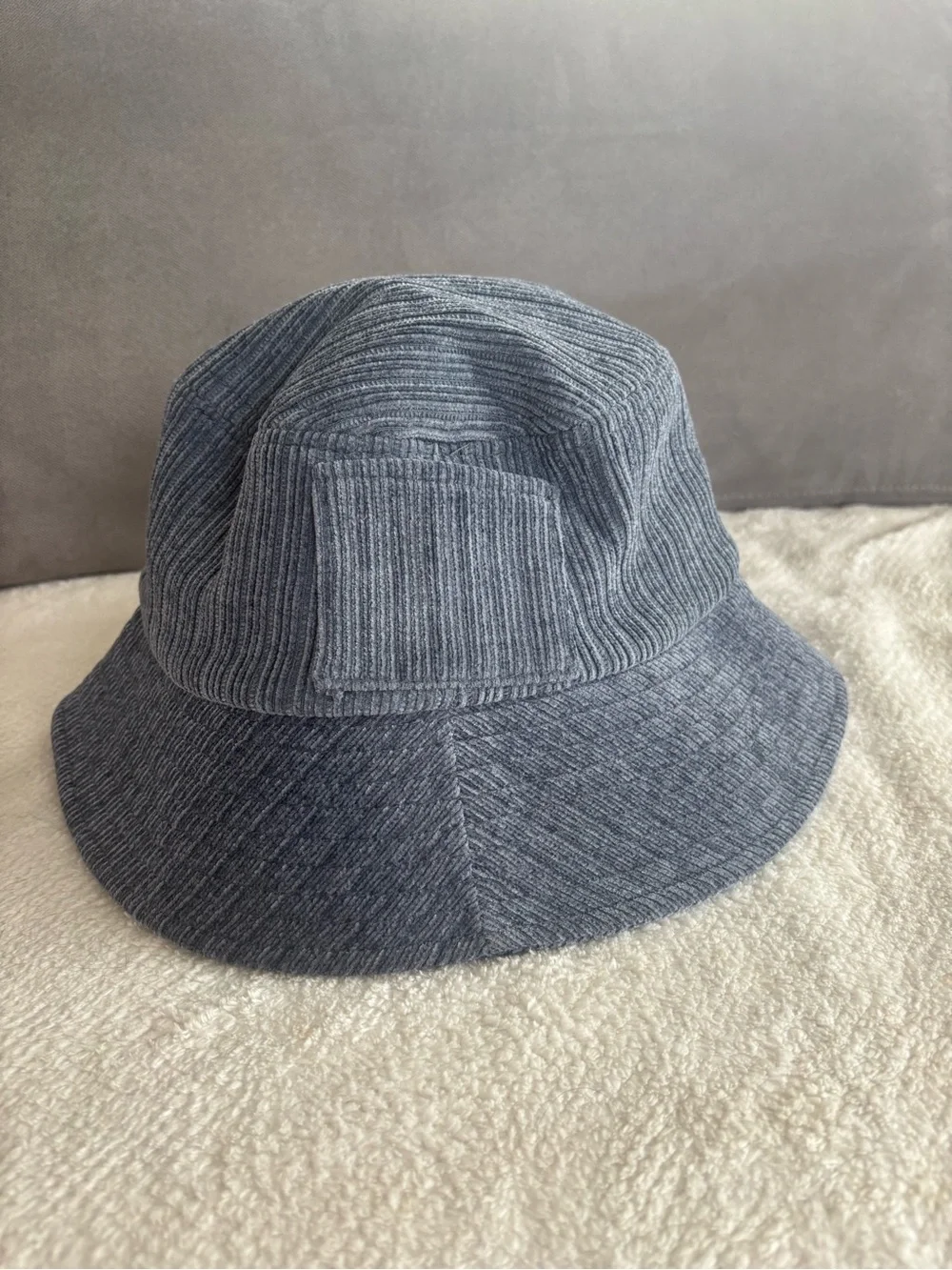 San Diego Hat Company Gray Ribbed Bucket Hat